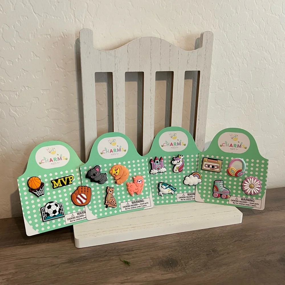 Target Bullseyes Playground Silicone Easter Basket Charms 4pk -1 Set